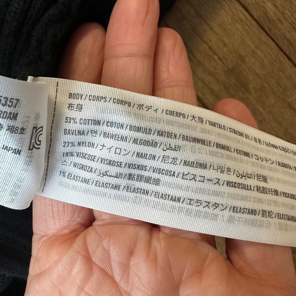 Abercrombie Fitch Black Ribbed Sweater Sweetheart Neck Short Sleeve Bodysuit M - Picture 4 of 7